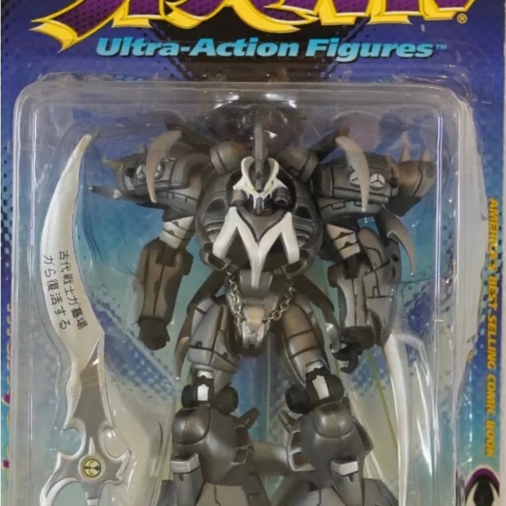 1997 MCFARLANE Toy “MANGA SPAWN” Series 9 Silver ULTRA ACTION FIGURE #0001 NM